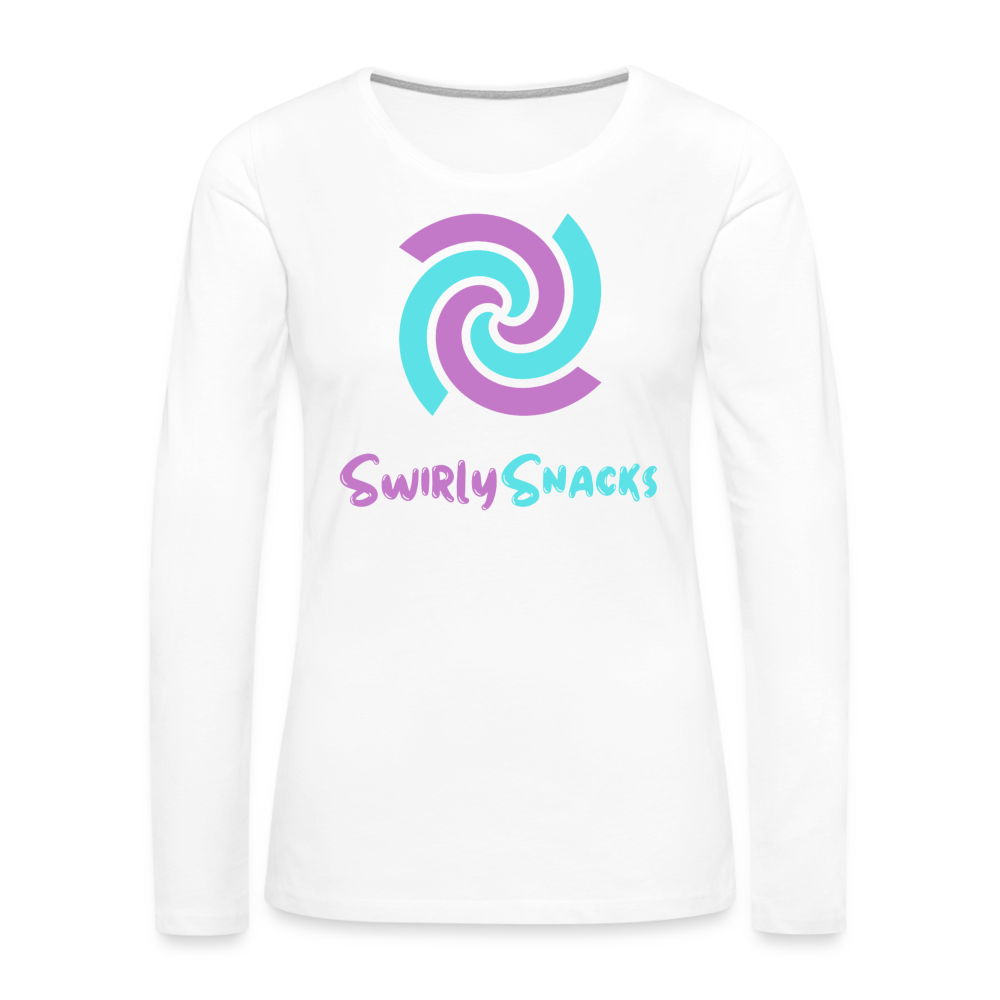 Women's Premium Long Sleeve T-Shirt - white