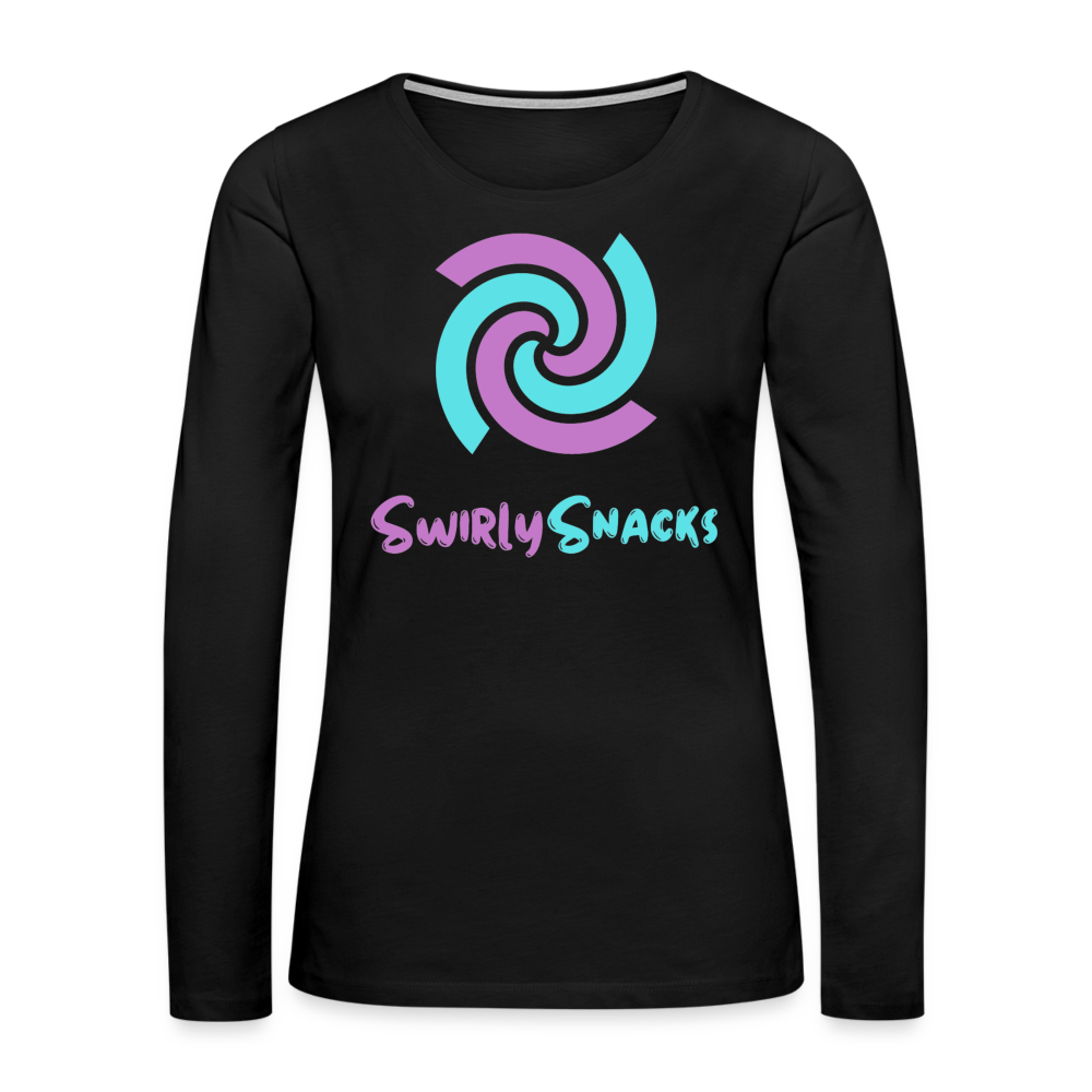 Women's Premium Long Sleeve T-Shirt - black